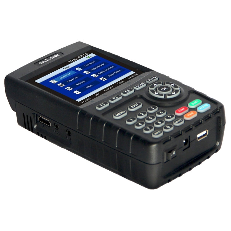 SATLINK WS6916 Digital Satellite Signal Finder Meter, 3.5 inch TFT LCD Screen, Support DVB-S / S2, MPEG-2 / MPEG-4(AU Plug) - Satellite Finder by PMC TechLife | Online Shopping South Africa | PMC TechLife | Buy Now Pay Later Mobicred