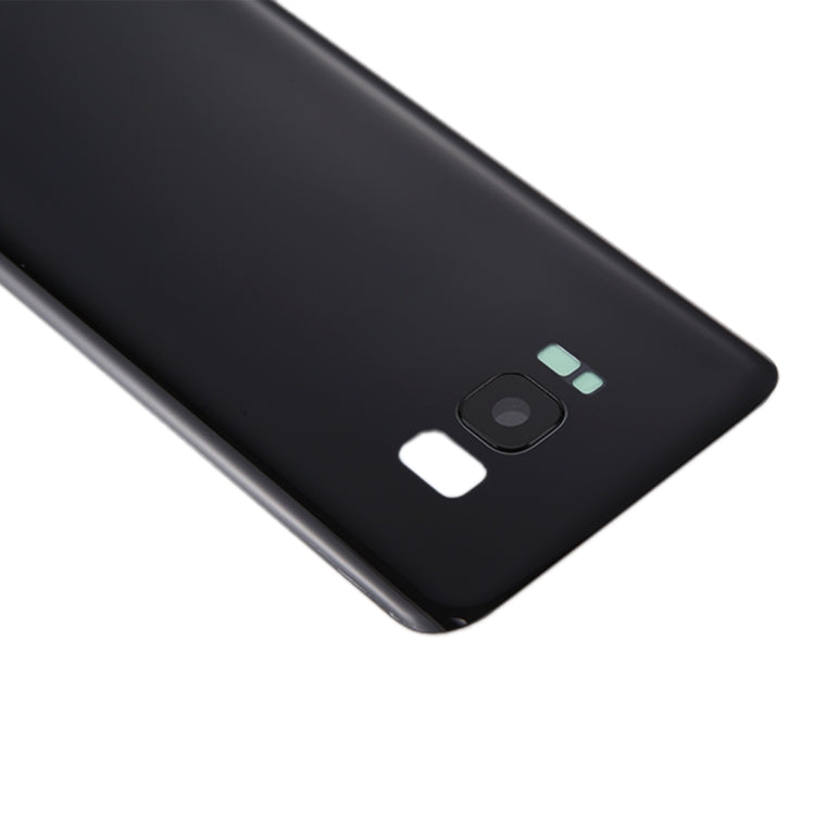 For Galaxy S8 / G950 Battery Back Cover with Camera Lens Cover & Adhesive (Black) - free shipping - PMc TechLife - Order now!