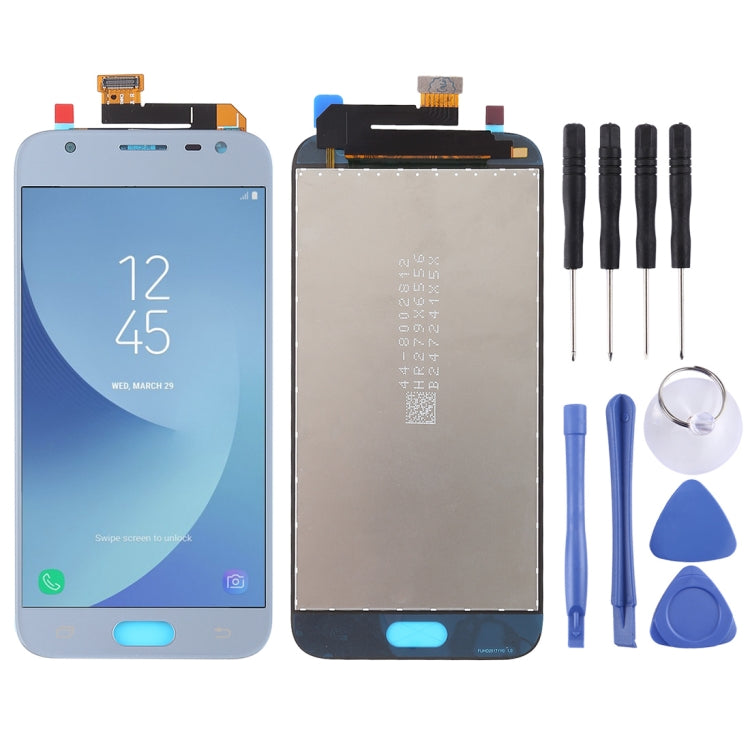 Original LCD Screen for Galaxy J3 (2017), J330F/DS, J330G/DS with Digitizer Full Assembly (Blue) - free shipping - PMc TechLife - Order now!