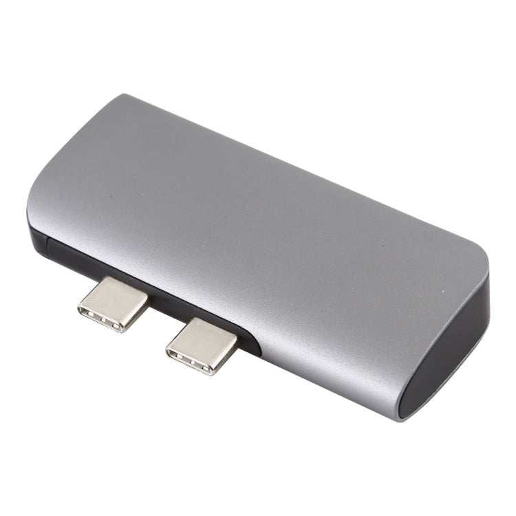 Double USB-C / Type-C to PD Port + USB 3.0 + HDMI Multifunctional Extension HUB Adapter - USB HUB by PMC Jewellery | Online Shopping South Africa | PMC Jewellery | Buy Now Pay Later Mobicred