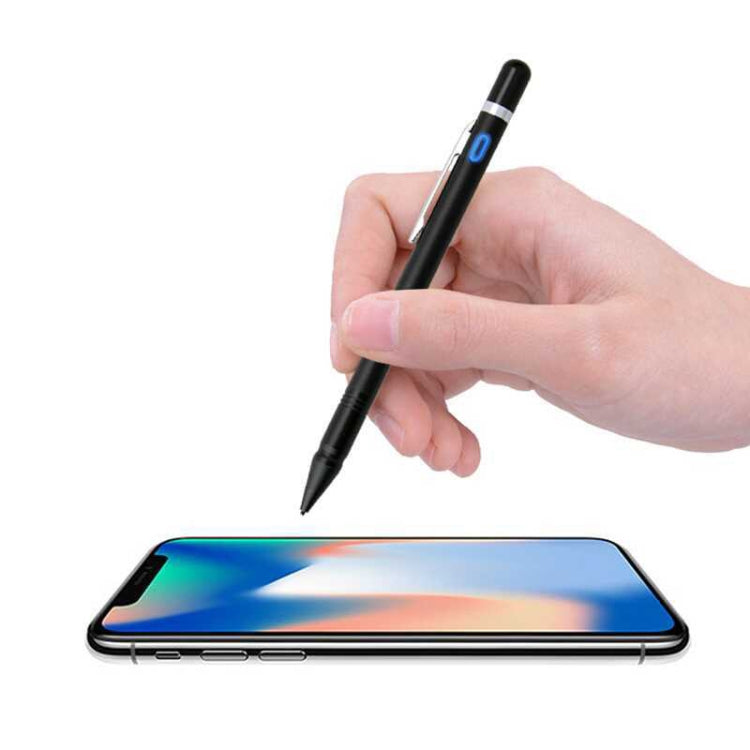 1.5-2.3mm Rechargeable Capacitive Touch Screen Active Stylus Pen(White) - Stylus Pen by PMC TechLife | Online Shopping South Africa | PMC TechLife | Buy Now Pay Later Mobicred