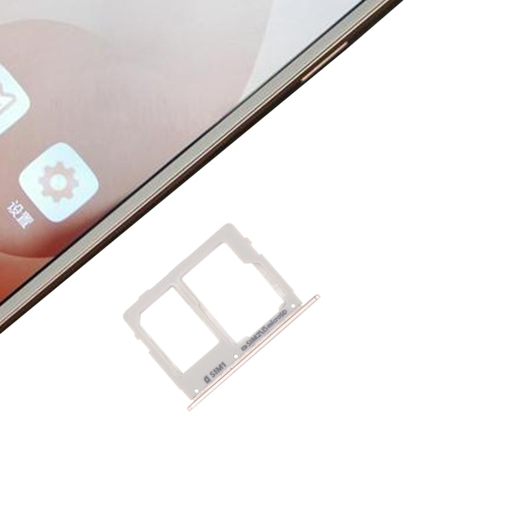 For Galaxy C7 Pro / C7010 & C5 Pro / C5010 SIM Card Tray + SIM / Micro SD Card Tray (Gold) - Other Galaxy Parts by PMc TechLife | Online Shopping South Africa | PMc TechLife | Buy Now Pay Later Mobicred