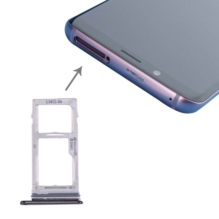 For Galaxy S9+ / S9 SIM & SIM / Micro SD Card Tray (Grey) - free shipping - PMc TechLife - Order now!