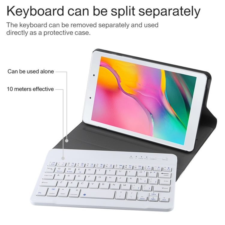Ultra-thin Detachable Magnetic Bluetooth Keyboard Leather Tablet Case for Galaxy Tab A 8.0 2019 P200 / P205, with Holder(Gold) - free shipping - PMC TechLife - Order now!