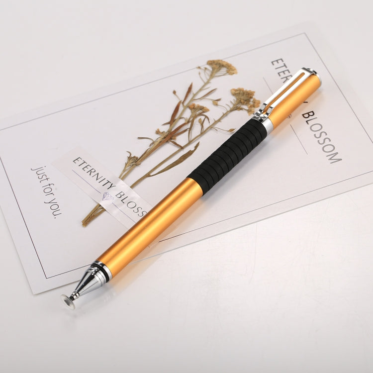 Universal 2 in 1 Multifunction Round Thin Tip Capacitive Touch Screen Stylus Pen, For iPhone, iPad, Samsung, and Other Capacitive Touch Screen Smartphones or Tablet PC(Gold) - free shipping - PMc TechLife - Order now!
