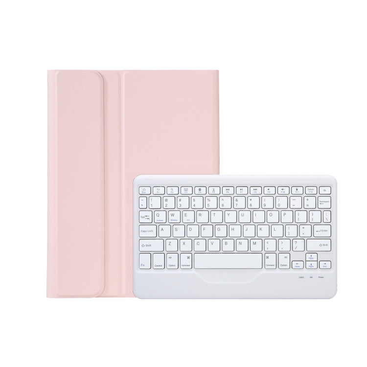 AM20-B Lambskin Texture Ultra-thin Bluetooth Keyboard Leather Tablet Case For Lenovo Xiaoxin Pad 2022 10.6 inch/Tab M10 Plus 10.6 3rd Gen 2022(Pink) - Lenovo Keyboard by PMC Jewellery | Online Shopping South Africa | PMC Jewellery | Buy Now Pay Later Mobicred