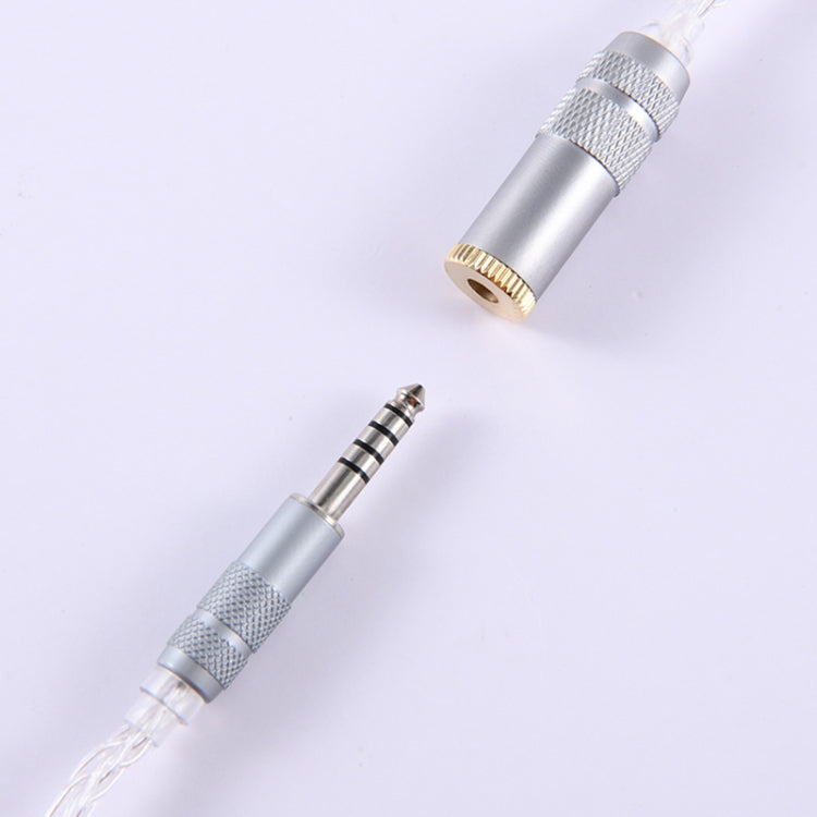 ZS0021 2.5mm Male to 4.4mm Female Balance Adapter Cable (Silver) - Headset Accessories by PMC Jewellery | Online Shopping South Africa | PMC Jewellery | Buy Now Pay Later Mobicred