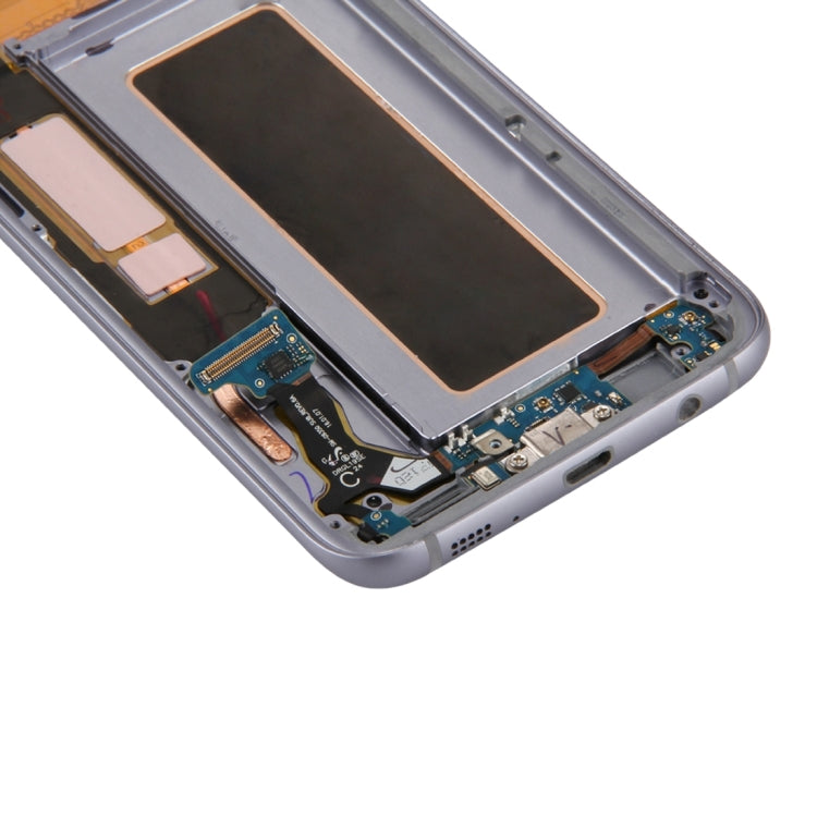 Original LCD Screen and Digitizer Full Assembly with Frame & Charging Port Board & Volume Button & Power Button For Galaxy S7 Edge / G935F(Black) - free shipping - PMc TechLife - Order now!