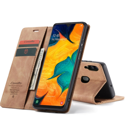 CaseMe-013 Multifunctional Retro Frosted Horizontal Flip Leather Case for Galaxy A40, with Card Slot & Holder & Wallet(Brown) - Galaxy Phone Cases by CaseMe | Online Shopping South Africa | PMC Jewellery | Buy Now Pay Later Mobicred