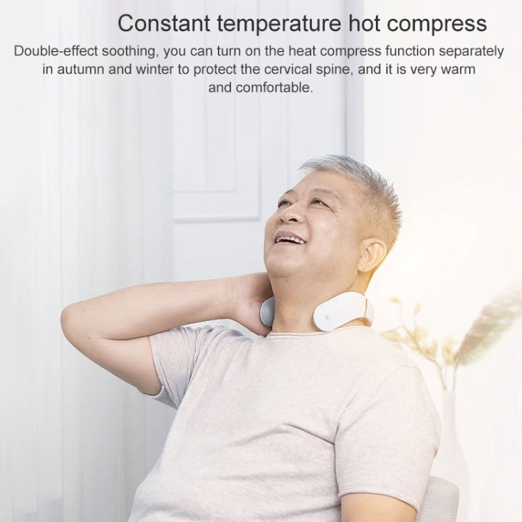 Original Xiaomi G2 Jeeback Neck Massager L-Shaped Far Infrared Heating Massage Device(White) - free shipping - PMC TechLife - Order now!