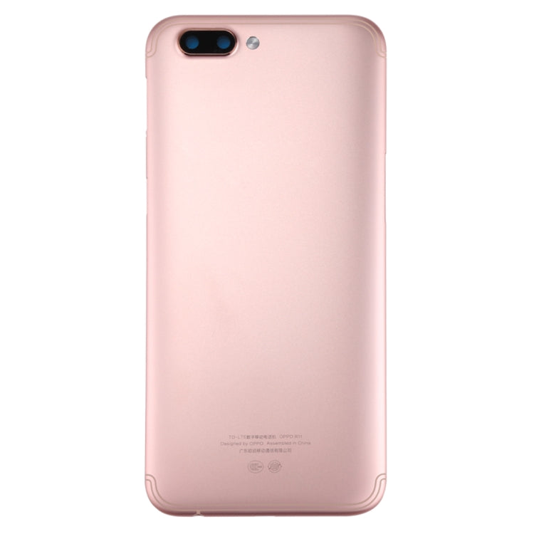 For OPPO R11 Battery Back Cover (Rose Gold) - Back Cover by PMC Jewellery | Online Shopping South Africa | PMC Jewellery | Buy Now Pay Later Mobicred