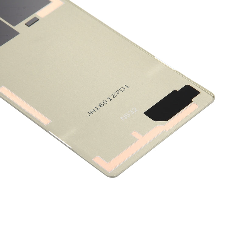Back Battery Cover for Sony Xperia X (Lime Gold) - Back Cover by PMC Jewellery | Online Shopping South Africa | PMC Jewellery | Buy Now Pay Later Mobicred