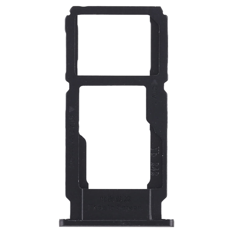 For OPPO R11 Plus SIM Card Tray + SIM Card Tray / Micro SD Card Tray (Black) - Card Tray by PMc TechLife | Online Shopping South Africa | PMc TechLife | Buy Now Pay Later Mobicred