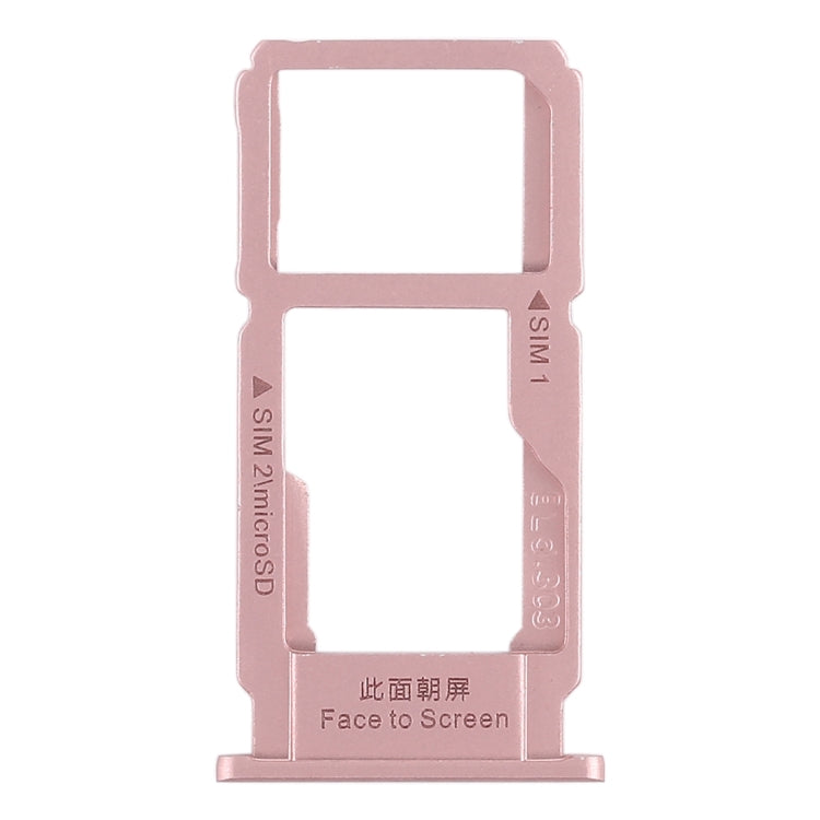 For OPPO R11 Plus SIM Card Tray + SIM Card Tray / Micro SD Card Tray (Rose Gold) - Card Socket by PMc TechLife | Online Shopping South Africa | PMc TechLife | Buy Now Pay Later Mobicred