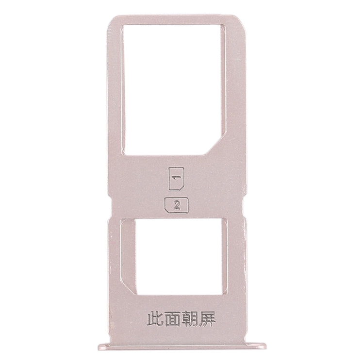 For Vivo X6S Plus 2 x SIM Card Tray (Gold) - Card Socket by PMc TechLife | Online Shopping South Africa | PMc TechLife | Buy Now Pay Later Mobicred