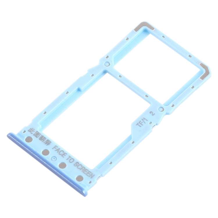 SIM Card Tray + SIM Card Tray / Micro SD Card Tray for Xiaomi Redmi 6 / Redmi 6A(Blue) - Card Tray by PMc TechLife | Online Shopping South Africa | PMc TechLife | Buy Now Pay Later Mobicred