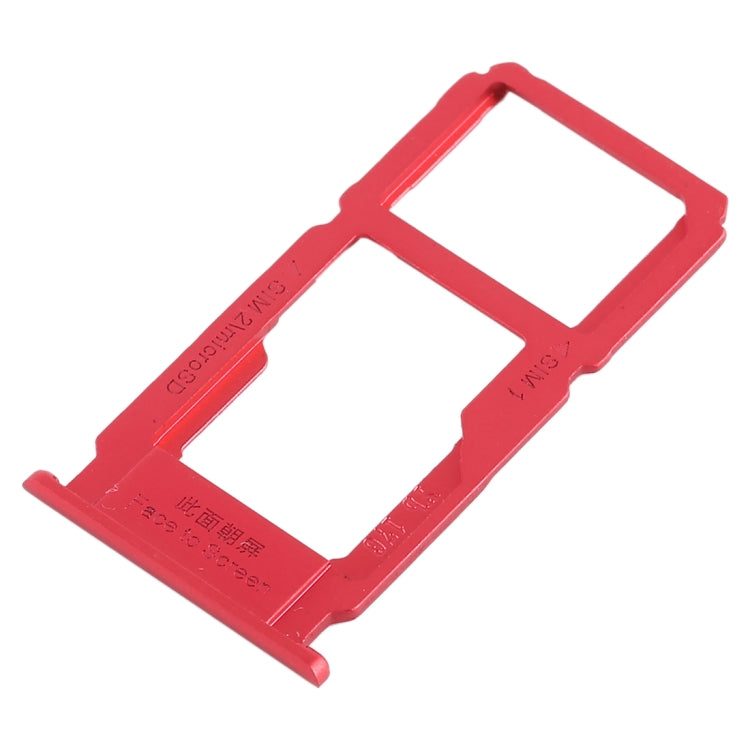 For OPPO R11 SIM Card Tray + SIM Card Tray / Micro SD Card Tray (Red) - Card Tray by PMc TechLife | Online Shopping South Africa | PMc TechLife | Buy Now Pay Later Mobicred