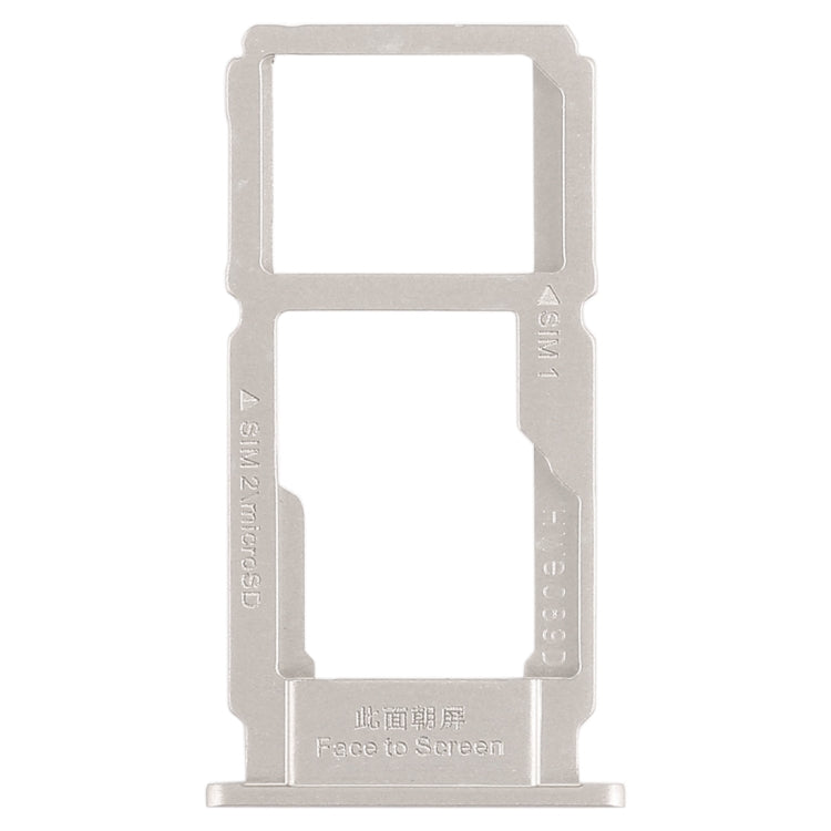 For OPPO R11 SIM Card Tray + SIM Card Tray / Micro SD Card Tray (Silver) - Card Tray by PMc TechLife | Online Shopping South Africa | PMc TechLife | Buy Now Pay Later Mobicred