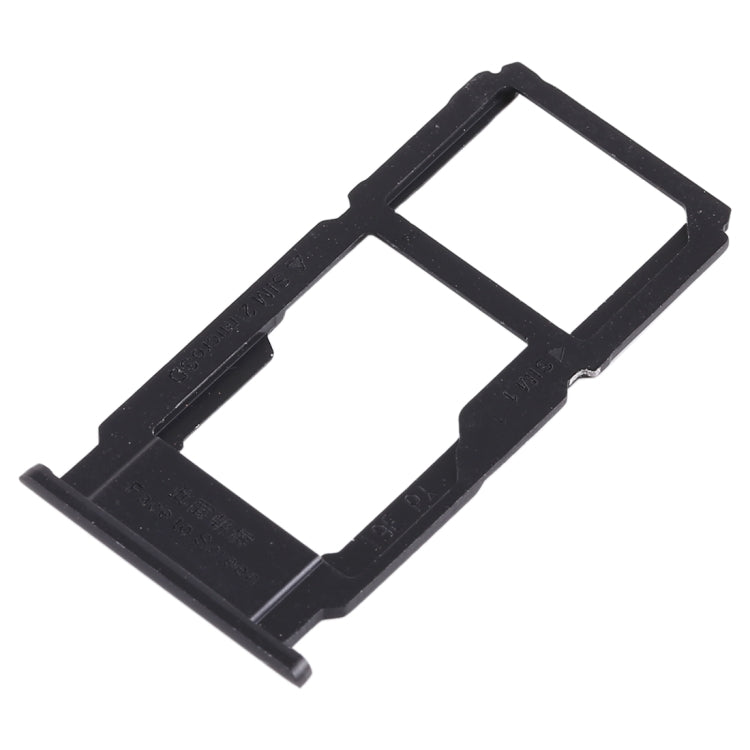 For OPPO R11s SIM Card Tray + SIM Card Tray / Micro SD Card Tray (Black) - Card Socket by PMc TechLife | Online Shopping South Africa | PMc TechLife | Buy Now Pay Later Mobicred
