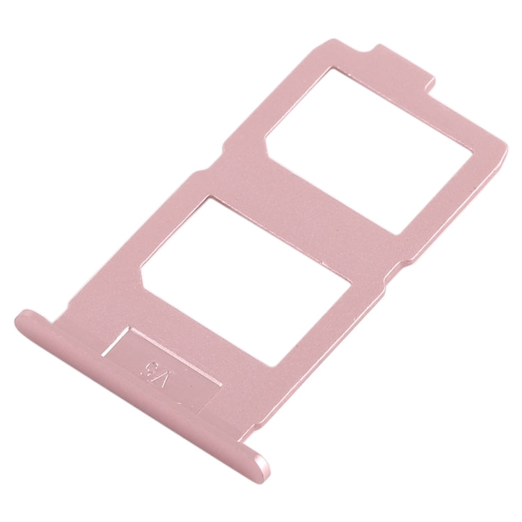 For Vivo X7 Plus 2 x SIM Card Tray (Rose Gold) - Card Socket by PMc TechLife | Online Shopping South Africa | PMc TechLife | Buy Now Pay Later Mobicred