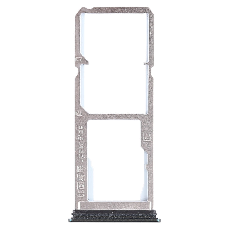For Vivo Y75 2 x SIM Card Tray + Micro SD Card Tray (Black) - Card Socket by PMc TechLife | Online Shopping South Africa | PMc TechLife | Buy Now Pay Later Mobicred