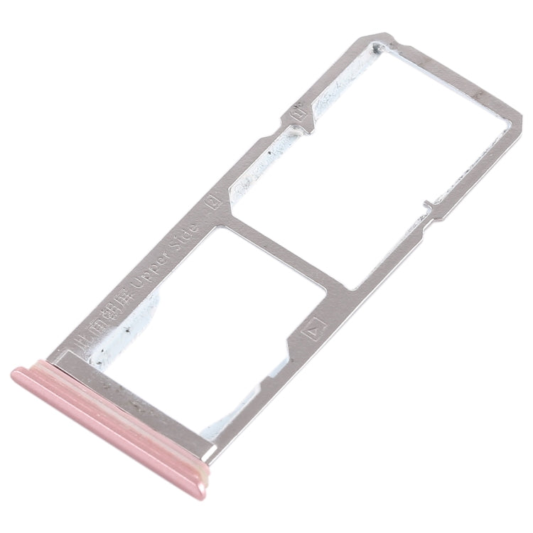 For Vivo Y75 2 x SIM Card Tray + Micro SD Card Tray (Rose Gold) - Card Socket by PMc TechLife | Online Shopping South Africa | PMc TechLife | Buy Now Pay Later Mobicred