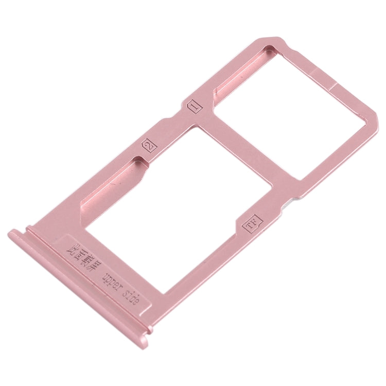 For Vivo X20 Plus SIM Card Tray + SIM Card Tray / Micro SD Card Tray (Rose Gold) - Card Socket by PMc TechLife | Online Shopping South Africa | PMc TechLife | Buy Now Pay Later Mobicred