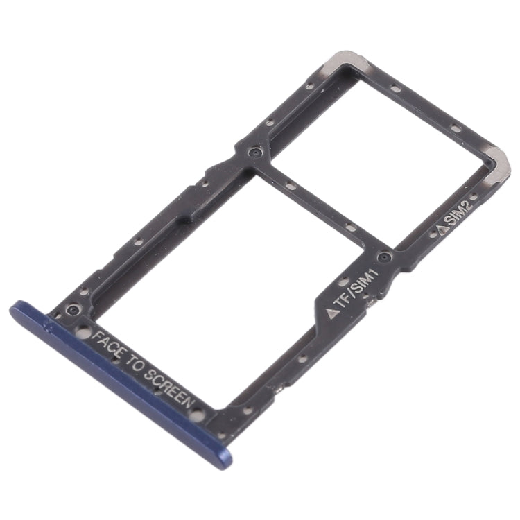SIM Card Tray + SIM Card Tray / Micro SD Card Tray for Xiaomi Pocophone F1 (Blue) - Card Tray by PMc TechLife | Online Shopping South Africa | PMc TechLife | Buy Now Pay Later Mobicred