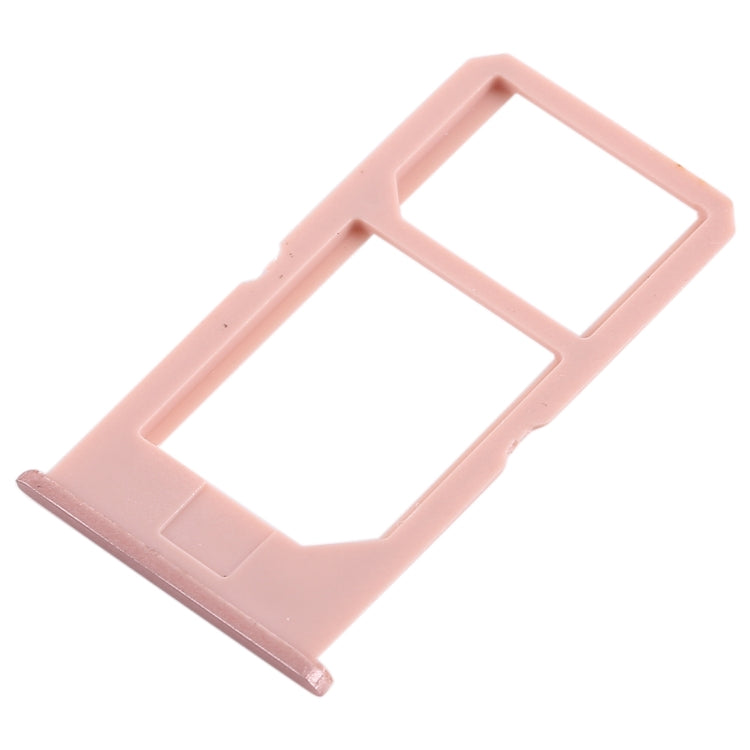 For Vivo Y55 2 x SIM Card Tray (Rose Gold) - Card Socket by PMc TechLife | Online Shopping South Africa | PMc TechLife | Buy Now Pay Later Mobicred
