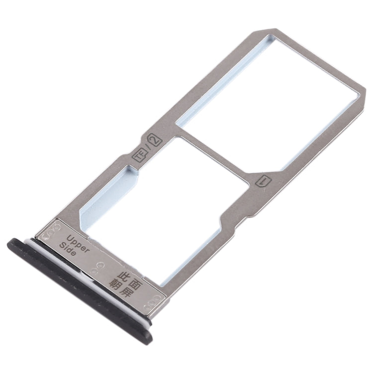 For Vivo Y67 SIM Card Tray + SIM Card Tray / Micro SD Card Tray (Black) - Card Tray by PMc TechLife | Online Shopping South Africa | PMc TechLife | Buy Now Pay Later Mobicred