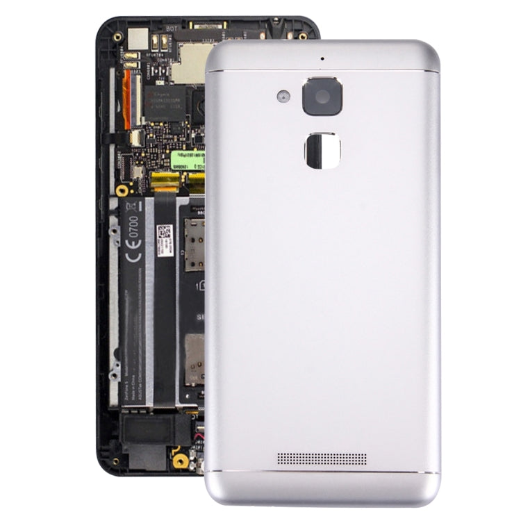 Aluminium Alloy Back Battery Cover for ASUS ZenFone 3 Max / ZC520TL(White) - Back Cover by PMC TechLife | Online Shopping South Africa | PMC TechLife | Buy Now Pay Later Mobicred