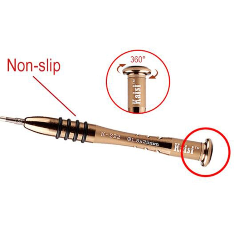 Kaisi K-222 Precision Screwdrivers Professional Repair Opening Tool for Mobile Phone Tablet PC (Five star: 0.8) - free shipping - PMC TechLife - Order now!