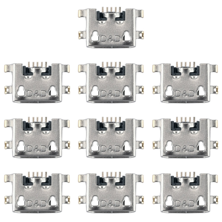 10 PCS Charging Port Connector for Huawei Ascend Y511 - Tail Connector by PMc TechLife | Online Shopping South Africa | PMc TechLife | Buy Now Pay Later Mobicred