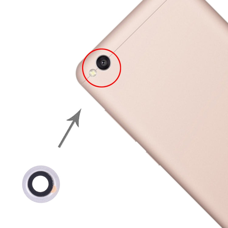 10 PCS Camera Lens Cover for Xiaomi Redmi 4A(Silver) - Camera by PMc TechLife | Online Shopping South Africa | PMc TechLife | Buy Now Pay Later Mobicred
