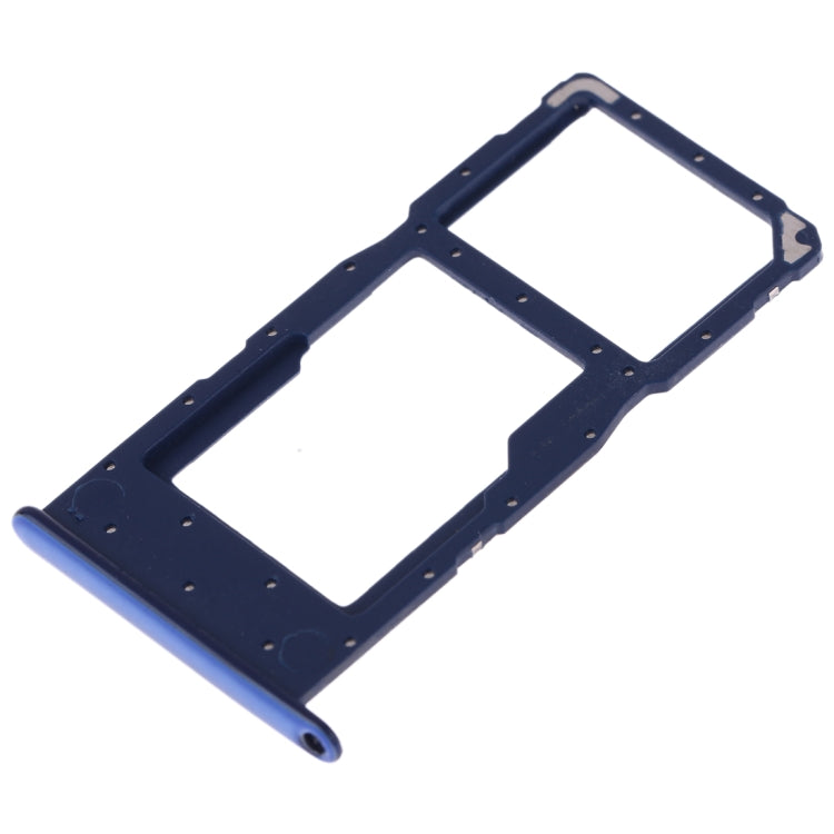 SIM Card Tray + SIM Card Tray / Micro SD Card Tray for Huawei Honor 20i (Blue) - Card Socket by PMC TechLife | Online Shopping South Africa | PMC TechLife