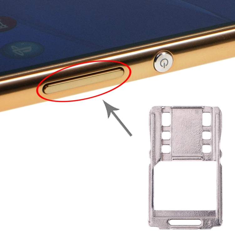 SIM Card Tray for Sony Xperia M5 - Card Tray by PMc TechLife | Online Shopping South Africa | PMc TechLife | Buy Now Pay Later Mobicred