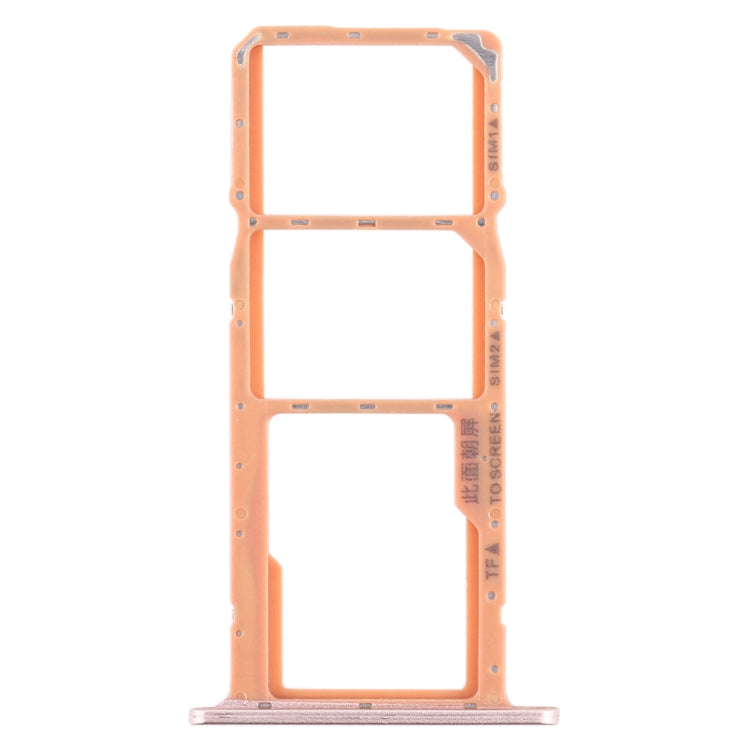 SIM Card Tray + SIM Card Tray + Micro SD Card Tray for Huawei Y5 (2019) (Gold) - Card Socket by PMc TechLife | Online Shopping South Africa | PMc TechLife | Buy Now Pay Later Mobicred