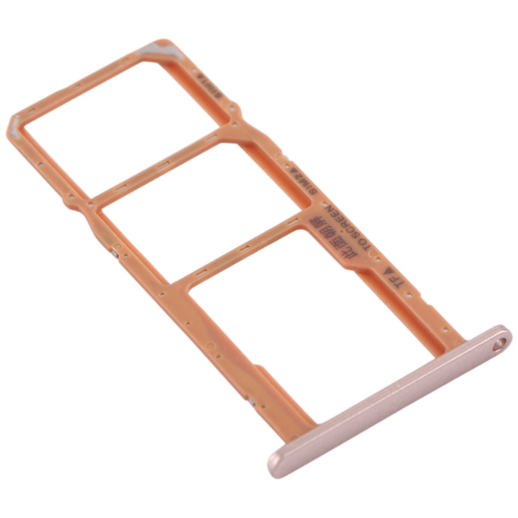 SIM Card Tray + SIM Card Tray + Micro SD Card Tray for Huawei Y5 (2019) (Gold) - Card Socket by PMc TechLife | Online Shopping South Africa | PMc TechLife | Buy Now Pay Later Mobicred