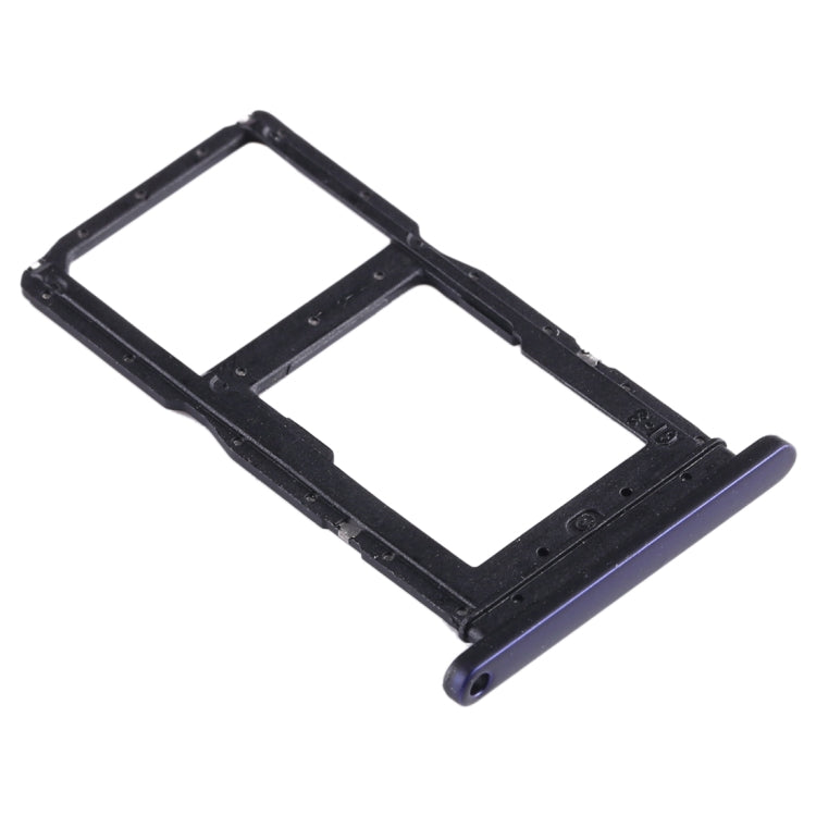 SIM Card Tray + SIM Card Tray / Micro SD Card Tray for Huawei Honor 9X / Honor 9X Pro(Dark Blue) - Card Socket by PMc TechLife | Online Shopping South Africa | PMc TechLife | Buy Now Pay Later Mobicred