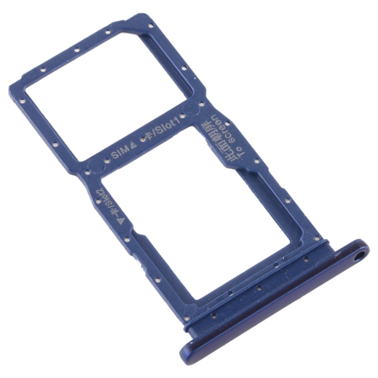 SIM Card Tray + SIM Card Tray / Micro SD Card Tray for Huawei Honor 9X / Honor 9X Pro(Blue) - free shipping - PMC TechLife - Order now!