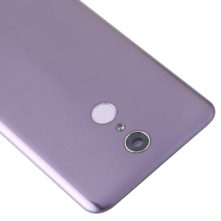 Battery Back Cover with Camera Lens & Fingerprint Sensor for LG Q7 / Q7+(Purple) - For LG by PMC TechLife | Online Shopping South Africa | PMC TechLife | Buy Now Pay Later Mobicred