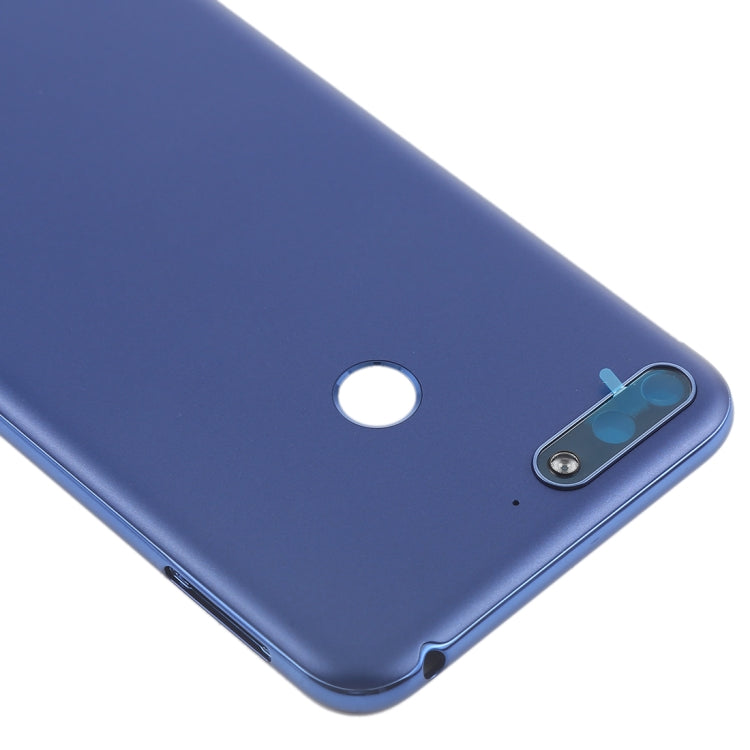Back Cover with Side Keys for Huawei Y6 (2018)(Blue) - Back Cover by PMC TechLife | Online Shopping South Africa | PMC TechLife | Buy Now Pay Later Mobicred