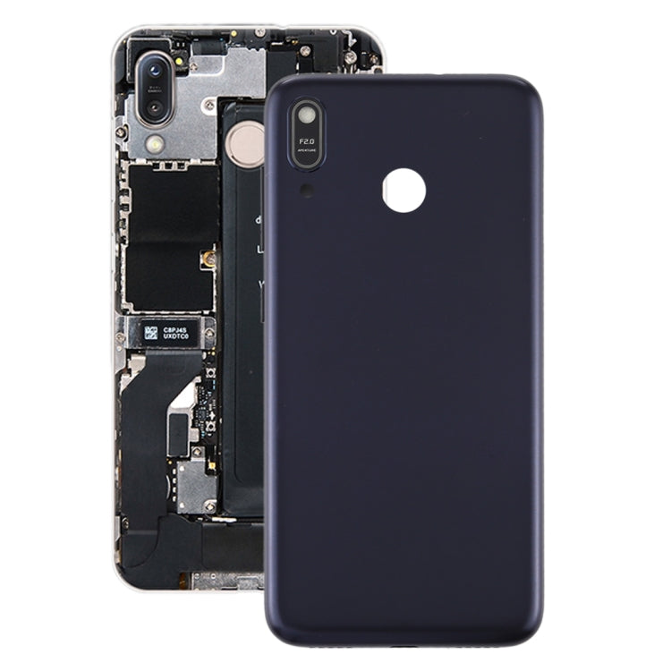 Battery Back Cover with Camera Lens & Side Keys for Asus Zenfone Max (M1) ZB555KL(Black Blue) - Back Cover by PMC TechLife | Online Shopping South Africa | PMC TechLife | Buy Now Pay Later Mobicred