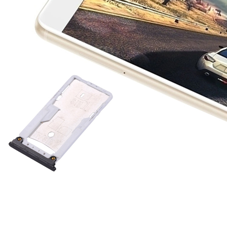 For Xiaomi Mi Max 2 SIM & SIM / TF Card Tray(Black) - Card Tray by PMc TechLife | Online Shopping South Africa | PMc TechLife | Buy Now Pay Later Mobicred