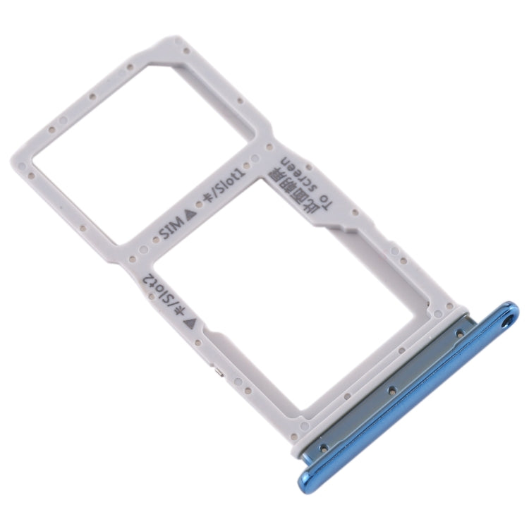 SIM Card Tray + SIM Card Tray / Micro SD Card Tray for Huawei Enjoy 10 Plus (Breathing Crystal) - Card Socket by PMc TechLife | Online Shopping South Africa | PMc TechLife | Buy Now Pay Later Mobicred