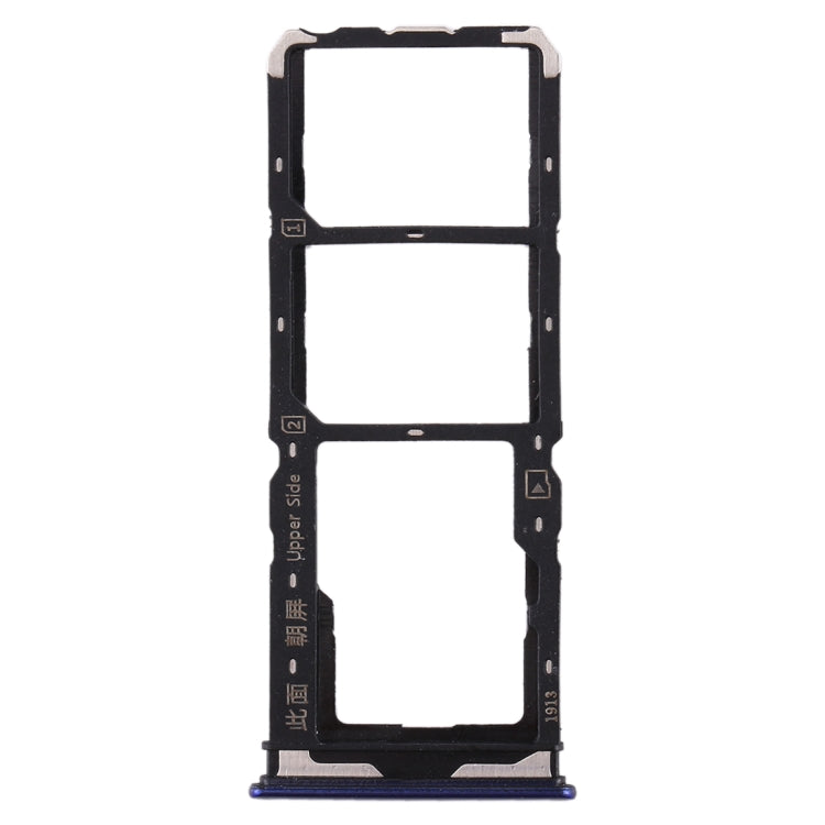 For Vivo  Y7s SIM Card Tray + SIM Card Tray + Micro SD Card Tray (Purple) - Card Socket by PMc TechLife | Online Shopping South Africa | PMc TechLife | Buy Now Pay Later Mobicred