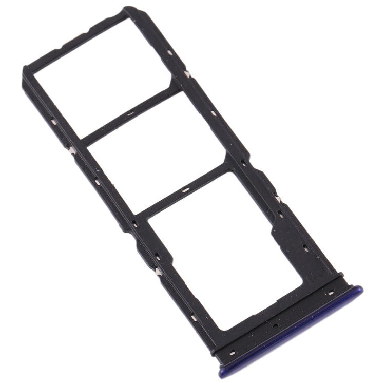 For Vivo  Y7s SIM Card Tray + SIM Card Tray + Micro SD Card Tray (Purple) - Card Socket by PMc TechLife | Online Shopping South Africa | PMc TechLife | Buy Now Pay Later Mobicred