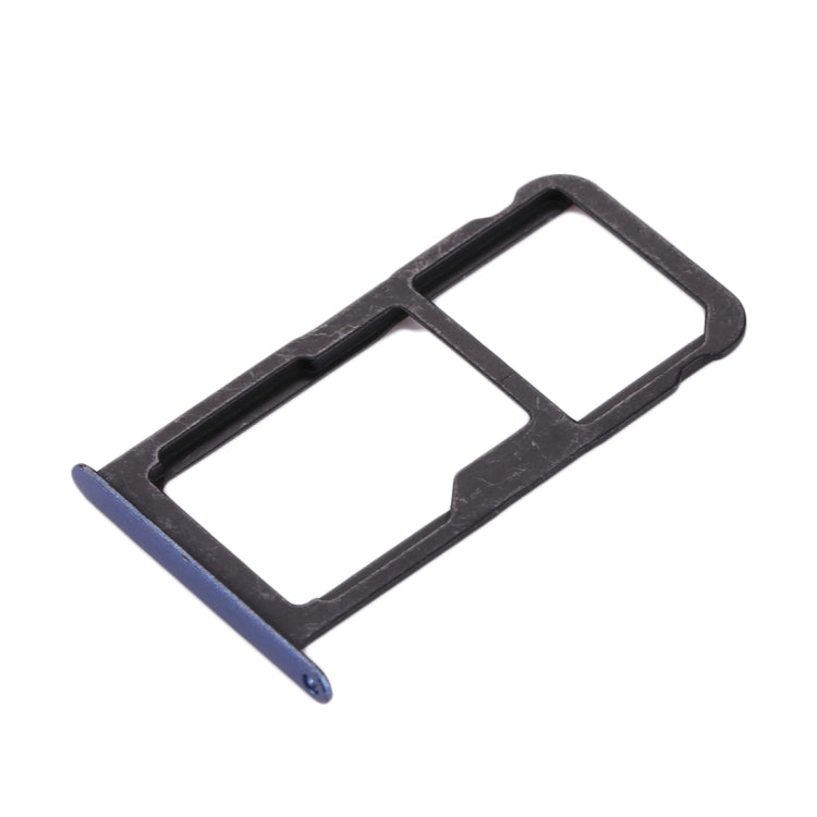For Huawei P10 Lite SIM Card Tray & SIM / Micro SD Card Tray(Blue) - Card Socket by PMc TechLife | Online Shopping South Africa | PMc TechLife | Buy Now Pay Later Mobicred