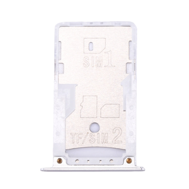 For Xiaomi Redmi Note 4 SIM & SIM / TF Card Tray(Silver) - Card Tray by PMc TechLife | Online Shopping South Africa | PMc TechLife | Buy Now Pay Later Mobicred