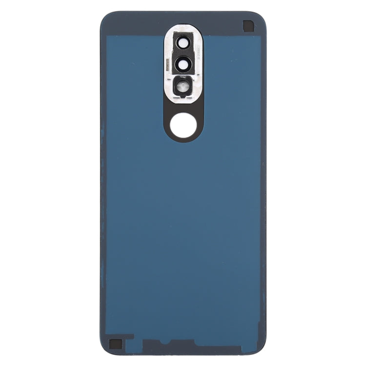Battery Back Cover with Camera Lens for Nokia X6 (2018) / 6.1 Plus TA-1099 TA-1103(Black) - Back Cover by PMC TechLife | Online Shopping South Africa | PMC TechLife | Buy Now Pay Later Mobicred